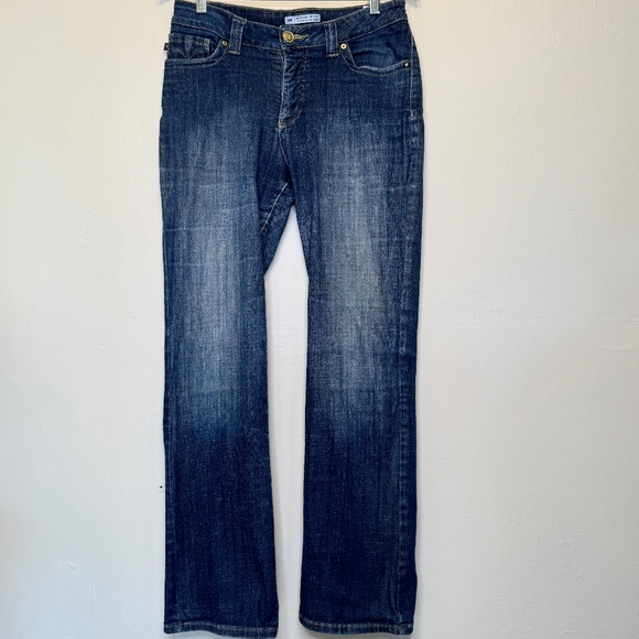 Lee | Slender Secrets Lower On The Waist Pocket Embroidery Boho Y2K Jeans - Picture 2 of 11